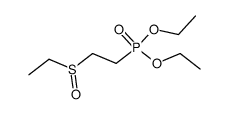 β-diethoxyphosphorylethyl ethyl sulphoxide Structure