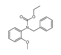 ethyl N-benzyl-N-(2-methoxyphenyl)carbamate结构式