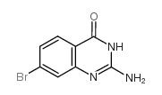 2-氨基-7-溴喹唑啉-4-醇结构式