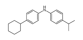 (4-环己烷苯基)-4-异丙基苯胺结构式