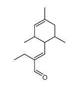 2-[(2,4,6-trimethylcyclohex-3-en-1-yl)methylidene]butanal Structure