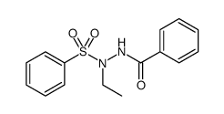 Benzoic acid, 2-ethyl-2-(phenylsulfonyl)hydrazide Structure