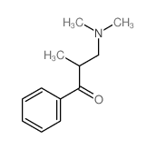 Propiophenone, 3- (dimethylamino)-2-methyl-结构式