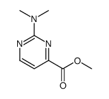 2-(二甲基氨基)嘧啶-4-羧酸甲酯结构式