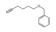 5-phenylmethoxypentanenitrile结构式