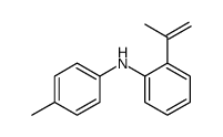 N-(4-methylphenyl)-2-prop-1-en-2-ylaniline Structure