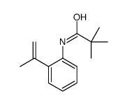 2,2-dimethyl-N-(2-prop-1-en-2-ylphenyl)propanamide Structure