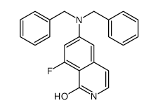 6-(dibenzylamino)-8-fluoro-2H-isoquinolin-1-one Structure