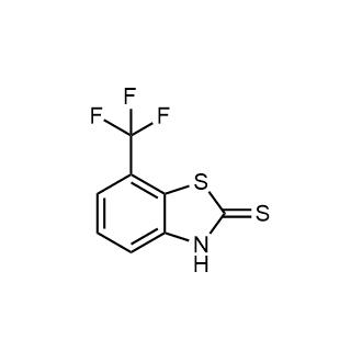 7-(三氟甲基)苯并[d]噻唑-2(3H)-硫酮结构式