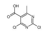 2,4-Dichloro-6-methyl-5-pyrimidinecarboxylic acid Structure