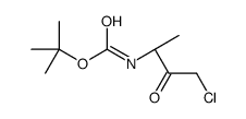 (S)-3-(Boc-amino)-1-chloro-2-butanone Structure