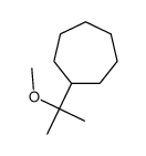 (1-methoxy-1-methylethyl)cycloheptane结构式