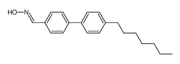 4'-heptyl-[1,1'-biphenyl]-4-carbaldehyde oxime结构式