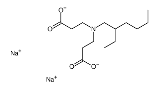 sodium N-(2-carboxyethyl)-N-(2-ethylhexyl)-beta-alaninate structure