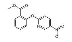 Benzoic acid, 2-[(5-nitro-2-pyridinyl)oxy]-, methyl ester结构式