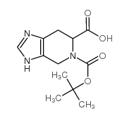 5-Boc-4,5,6,7-四氢-3H-咪唑[4,5-c]吡啶-6-羧酸结构式