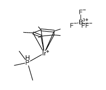 [IrH3Cp(*)(PMe3)]BF4结构式