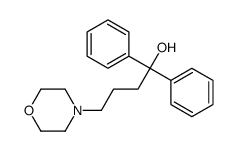 4-morpholin-4-yl-1,1-diphenylbutan-1-ol结构式