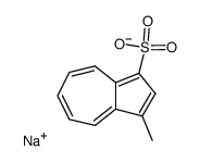3-methylazulene-1-sulfonic acid sodium salt Structure