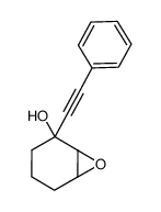 2-(phenylethynyl)-7-oxabicyclo[4.1.0]heptan-2-ol结构式