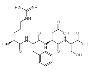 精氨酰-苯丙氨酰-天冬氨酰-丝氨酸结构式