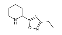 2-(3-乙基-1,2,4-噁二唑-5-基)哌啶结构式