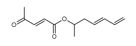(+/-)-1-methyl-3,5-hexadienyl 4-oxo-2-pentenoate结构式