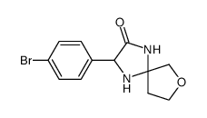 3-(4-bromophenyl)-7-oxa-1,4-diazaspiro[4.4]nonan-2-one Structure