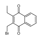 2-(bromomethyl)-3-ethylnaphthalene-1,4-dione结构式