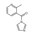 2-Methylnicotinic acid imidazolide结构式