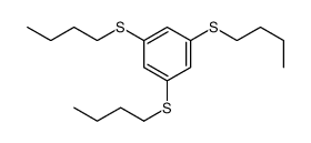 1,3,5-tris(butylsulfanyl)benzene Structure