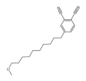 4-(10-methoxydecyl)-1,2-dicyanobenzene Structure