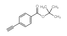 4-乙炔基苯甲酸叔丁酯结构式