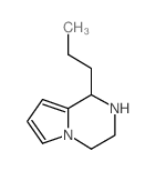 1-丙基-1,2,3,4-四氢吡咯并[1,2-a]吡嗪结构式