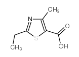 2-乙基-4-甲基噻唑-5-羧酸结构式