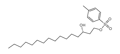 (S)-3-hydroxyhexadecyl 4-methylbenzenesulfonate结构式