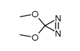 3,3-dimethoxydiazirine Structure