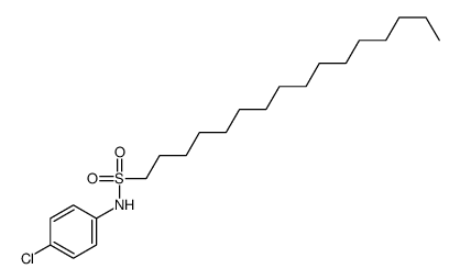 N-(4-chlorophenyl)hexadecane-1-sulfonamide Structure