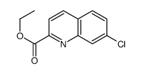 7-氯喹啉-2-羧酸乙酯结构式