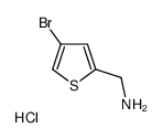 4-溴-2-氨甲基噻吩盐酸盐结构式