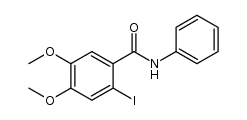 2-iodo-4,5-dimethoxy-N-phenylbenzamide结构式
