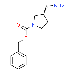 (R)-1-Cbz-3-(aminomethyl)pyrrolidine Structure