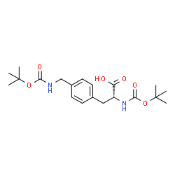 N-Boc-D-4-Boc-aminomethylPhenylalanine structure