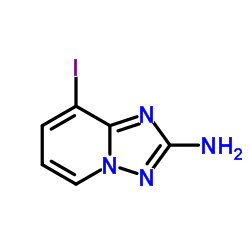 8-iodo-[1,2,4]triazolo[1,5-a]pyridin-2-amine Structure