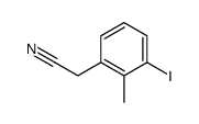 2-(3-Iodo-2-methylphenyl)acetonitrile Structure
