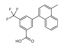3-(4-methylnaphthalen-1-yl)-5-(trifluoromethyl)benzoic acid Structure