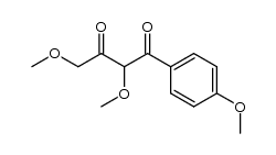 2,4-dimethoxy-1-(4-methoxyphenyl)butane-1,3-dione Structure
