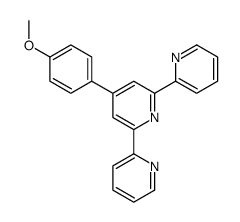 4'-(4-methoxyphenyl)-2,2':6',2''-terpyridine structure