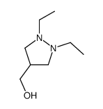 4-Pyrazolidinemethanol,1,2-diethyl- structure