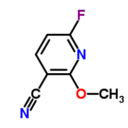 6-Fluoro-2-methoxynicotinonitrile Structure